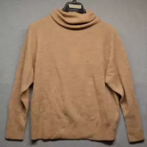 NWT Quince Women's Turtleneck Sweater Baby Alpaca/Wool Size XL Camel Color - Picture 1 of 11