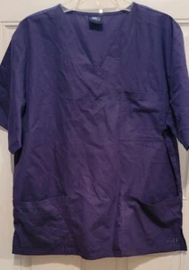 MG MEDGEAR Women's Size L Medical Dr, Intern, Nurse, Dental, Scrubs Navy EUC - Picture 1 of 5