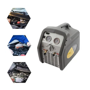 Máquina de recuperación de refrigerante 3/4HP doble cilindro HVAC herramienta de reciclaje 60Hz 110V - Imagen 1 de 12