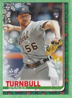 2019 Topps Holiday Walmart Rookie #HW49 Spencer Turnbull Detroit Tigers - Image 1 of 2