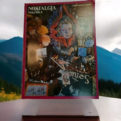 Nostalgia Volume 3 Piano Vocal Chords Guitar Songbook RARE Sheel Music 1987  - Image 1 of 4