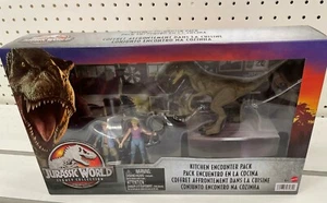 PAQUETE DE ENCUENTRO DE COCINA Jurassic World Legacy Lex Tim Velociraptor NUEVO EN MANO - Imagen 1 de 3