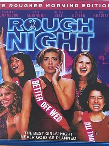 Rough Night  Lu-ray Scarlett Johansen Kate McKinnon Comedy Ex Library Disc Great - Picture 1 of 6