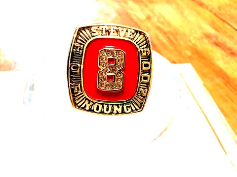 NEW 2005 STEVE YOUNG/SAN FRANCISCO 49ERS HALL OF FAME TRIBUTE FAN RING Cover