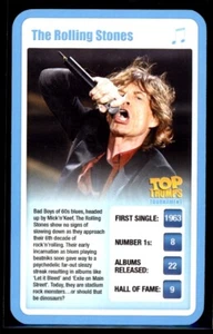 THE ROLLING STONES 2009 Top Trumps Pop Stars Pop Culture C1 - Picture 1 of 2