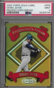 Derek Jeter 2000 Topps Gold Label Prospector's Dream Yankees PSA 9 MLB!! - Picture 1 of 1