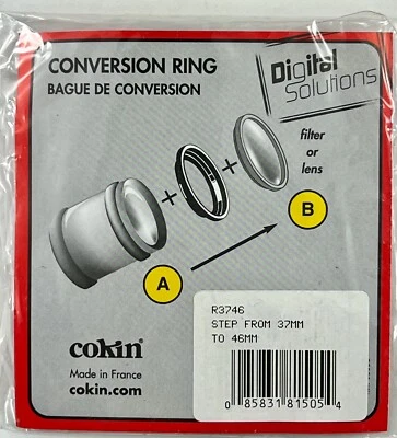 New Cokin Conversion Ring Step From 37mm To 46mm - US Seller   C100 - Image 1 of 2