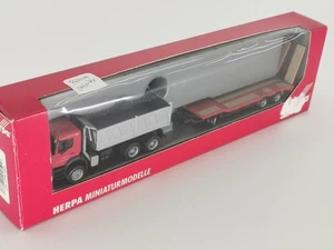 HERPA 1/87ème CAMION MERCEDES AXOR HZ BENNE ET PORTE ENGIN  +++ - Imagen 1 de 10