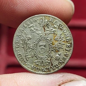 #98-44 ~ Autriche 3 Kreuzer 1846 A - Picture 1 of 2