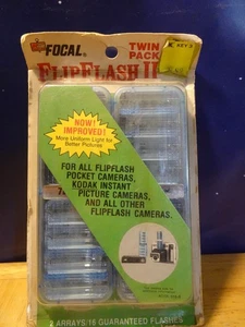 FLIP FLASH II Camera Bulbs 16 Flashes Kmart Twin Pack NIP NOS - Picture 1 of 4