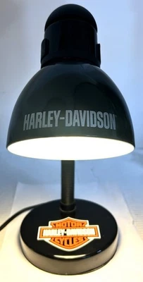 Harley-Davidson Motorcycles Black Desk Office Task Lamp Light Adjustable - Image 1 of 4