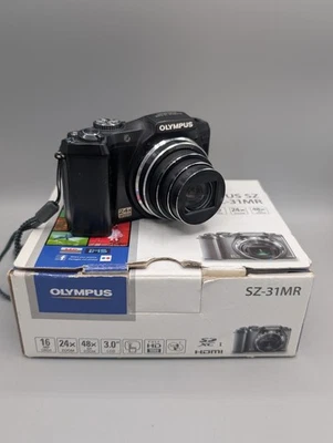 Olympus SZ-31MR Digital Camera With Box - Image 1 of 4