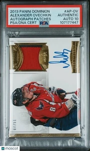 2013 Panini Dominion Autograph Auto Patches Alex Ovechkin /51 PSA Authentic - Picture 1 of 2