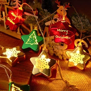 3M 20pcs Star Fairy Lights Battery Operated Waterproof Indoor Outdoor Warm White - Picture 1 of 24