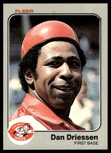 1983 Fleer VTG MLB Baseball NM+ Dan Driessen Cincinnati Reds #589 - Picture 1 of 2