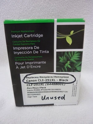CLOVER PREMIUM HIGH-YIELD REPLACEMENT INKJET CARTRIDGE FOR CANON CLI-251XL BLACK - Image 1 of 4