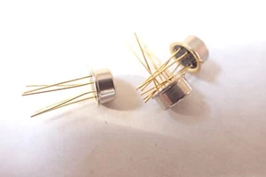 SEMELAB SML 2N3410 Dual Bipolar NPN TRANSISTOR T077 6PIN GOLD LEADS UK STOCK - Picture 1 of 5