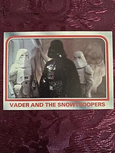 1980 Star Wars Empire Strikes Back Trading Card #50 Vader and the Snowtroopers! - Picture 1 of 2