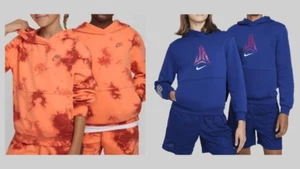 New Nike Unisex Kids Pullover Hoodie Choose Size & Color - Picture 1 of 8