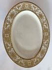 RARE ROSENTHAL WINIFRED GOLD Encrusted 13” x7” Platter Germany Selb US Zone