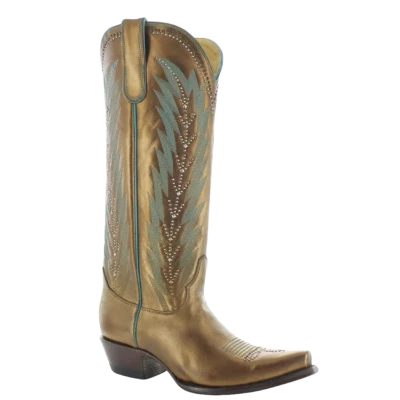 Old Gringo 女士 Karima 螺钉铜尖头西靴 YL614-4 — 第 1/3 张图片