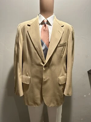 Blazer OXXFORD CLOTHES Onwentsia Beige 40R FROST BROS Vintage Hombre’s Traje Chaqueta Foto 1 de 4