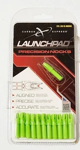 Carbon Express Launchpad Nock .234 Green 12 Pack - Picture 1 of 2