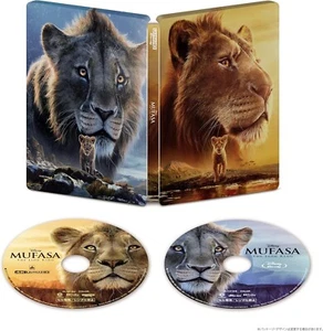The Lion King: Mufasa 4K UHD + Blu-ray set Steelbook limited Blu-ray Japan - Picture 1 of 4