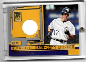 CAMISETA USADA DE JUEGO DE BÉISBOL TODD HELTON 2001 TOPPS RESERVA COMERCIAL - Imagen 1 de 1