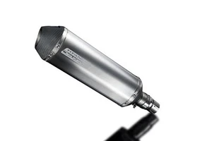 Delkevic Slip On Royal Enfield Himalayan 13.5" Titanium XOval Muffler Exhaust - Picture 1 of 3