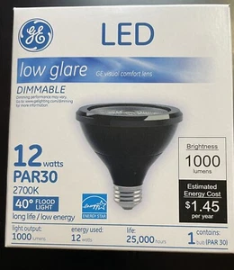 (6) NewGE LED12DP30RB 82740 LED Lightbulb, PAR30, 12W, 2700K, 850 Lumen,Dimmable - Picture 1 of 3