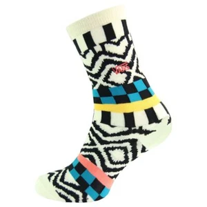 Vans Off The Wall Kaley Kids Patterned Long Socks - Picture 1 of 1