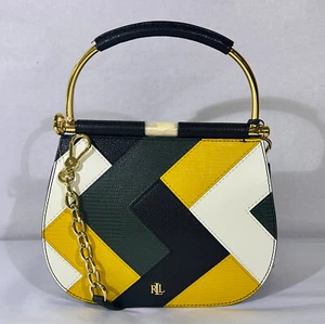 Lauren Ralph Lauren Mini Patchwork Satchel - Picture 1 of 12
