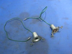 Two Lucas bulb holders w/ wires # 554548 71 on Triumph BSA Norton B1770 - Bild 1 von 1
