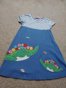 Mini Boden Turtle Dress Girls Size 8-9Y - Picture 1 of 3