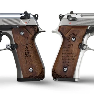 Empuñaduras Zib serie madera empuñaduras de pistola para Beretta F92 - Imagen 1 de 1