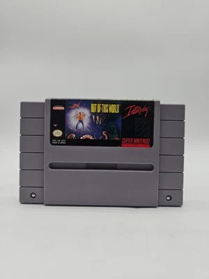 Out of This World (Super Nintendo Entertainment System, SNES, 1992) Cart Only - Image 1 of 4