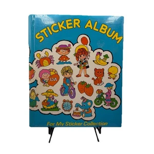 VTG Imperial Toy Co 1983 Blue Sticker Collection Album W/ New Stickers GI Joe - Picture 1 of 24