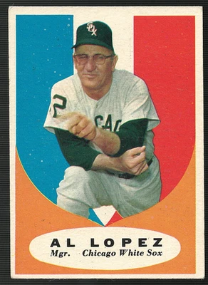 1961 Topps # 132 Al Lopez MGR Chicago EX_EX** ex jugador de MLB envío gratuito Foto 1 de 2