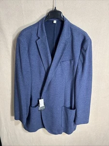 NWT Joseph Abboud Casual mens 3X Modern Fit Blue Check Cotton blend Unstructured - Picture 1 of 14