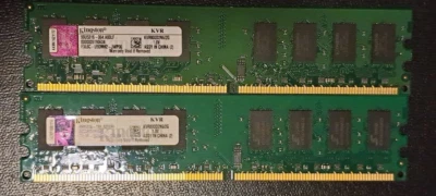 2x 2gb ddr2 Kingston KVR800D2N6/2G Totale 4Gb - Immagine 1 di 2