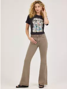HOT DEAL WRANGLER Women's Fierce Flare Jean Granite (112362842) - Picture 1 of 7