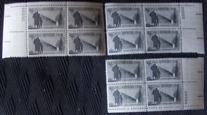 US 4¢ Stamp SC #1149 WORLD REFUGEE YEAR MNH 1960, 3 matching plate blocks - Picture 1 of 1
