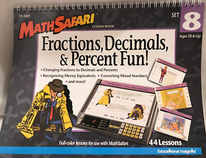 Math Safari Decimals Percent Fraction Fun Lesson 44 Lessons Educational Insights