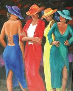 AFRICAN AMERICAN ART PRINT - TOUCH OF ENVY 24X36 POSTER - Picture 1 of 1