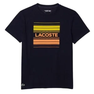 Lacoste T-Shirt Sport Bio-Baumwolle Herren Blau