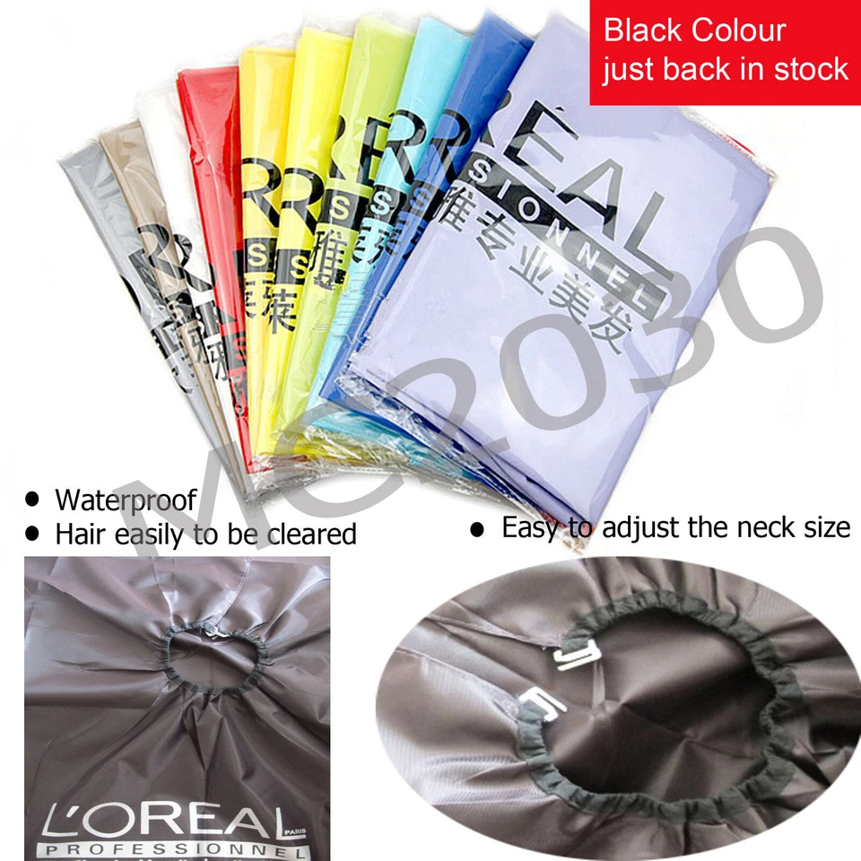New Multi-colors Hair Cutting Cape Pro Salon Barber Hairdressing Gown OZ Seller