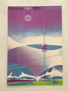 FANTASTIC 1972 MUNICH OLYMPICS POSTCARD - OTHERS YEARS AVAILABLE FROM AUST. - Picture 1 of 3