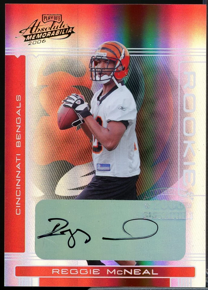 Reggie McNeal AU Rookie Card 2006 Absolute Memorabilia #223  - Image 1 of 2