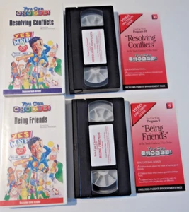 Being Friends & Resolving Conflicts Michael Pritchard VHS Video Tape - Lot of 2 - Picture 1 of 12